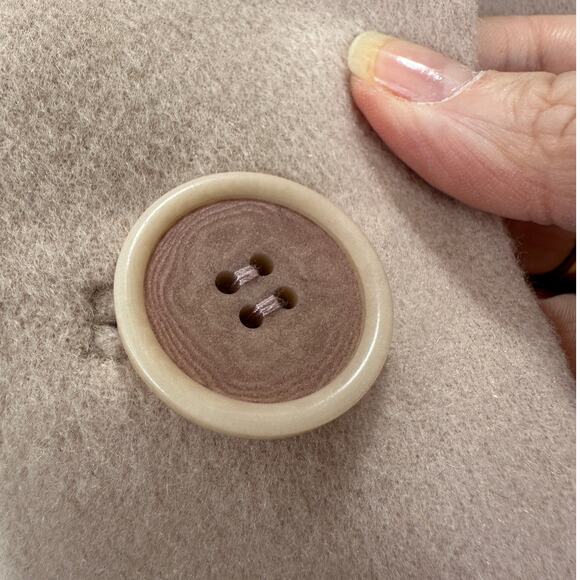 TSE 100% Cashmere Pale Pink Button Front Notch Collar Pockets 8 - Picture 5 of 14